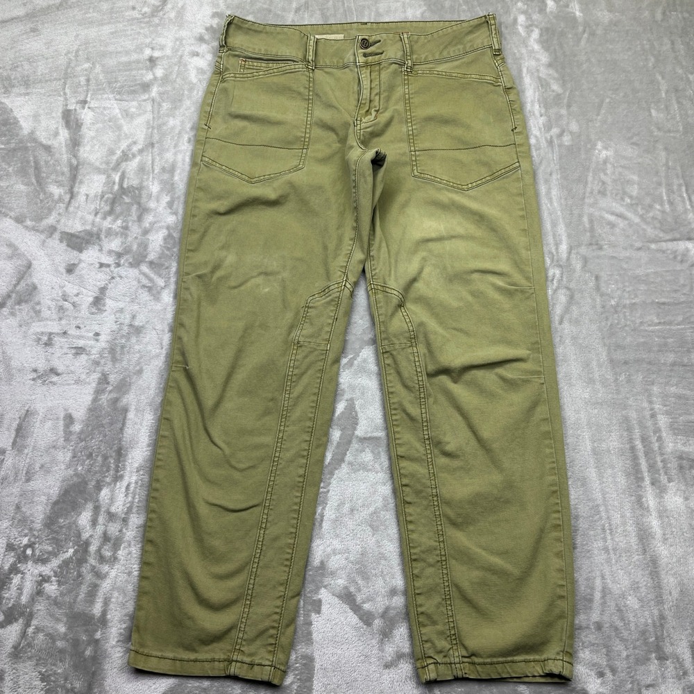 Pilcro Utility Pants in Olive Green